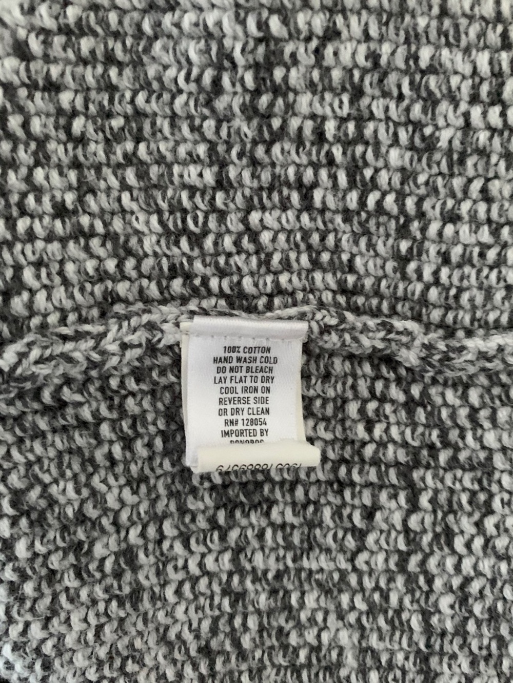 Bonobos Gray Marled 100% Cotton Shawl Collar Cardigan Sweater Men's M - Picture 8 of 9